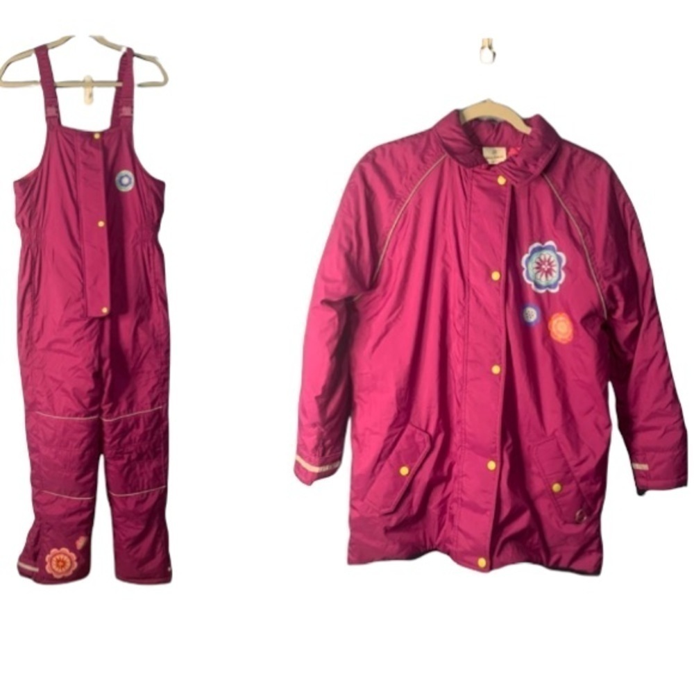 Hanna Andersson Pink Snow Ski Outdoors Athletic Suit
